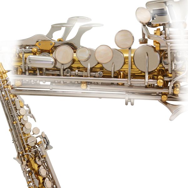 slade high-pitched straight saxophone silver b-tune saxophone leather box packaging to send a spree musical instrument
slade high-pitched straight saxophone silver b-tune saxophone leather box packaging to send a spree musical instrument