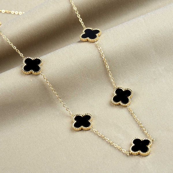 fine design titanium steel cute 4 leaf clover pendant necklace jewelry for women gift, Silver
fine design titanium steel cute 4 leaf clover pendant necklace jewelry for women gift, Silver