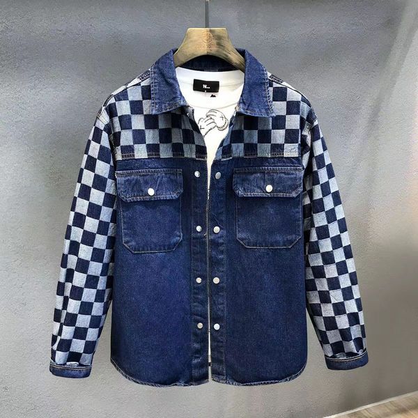 spring autumn denim jacket men patchwork fashionstreetwear jean jackets long sleeve casual outerwear denim jacket coat for men, Black;brown
spring autumn denim jacket men patchwork fashionstreetwear jean jackets long sleeve casual outerwear denim jacket coat for men, Black;brown