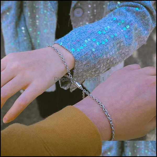 charm bracelets jewelry personalized couple simple stainless steel magnetic buckle chain distance relationship nec dhtwg, Golden;silver
charm bracelets jewelry personalized couple simple stainless steel magnetic buckle chain distance relationship nec dhtwg, Golden;silver