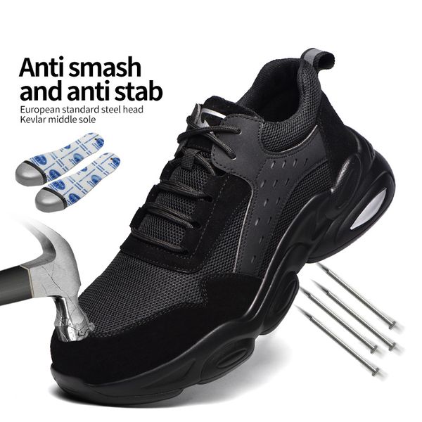 anti-smash anti-stab safety shoes protective work shoes sneakers men steel toe shoes indestructible industrial footwear, Black;brown
anti-smash anti-stab safety shoes protective work shoes sneakers men steel toe shoes indestructible industrial footwear, Black;brown