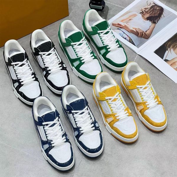 designer sneakers trainer sneaker men casual shoes fashion low shoe platform trainers leather rubber sloe running shoe with box, Black
designer sneakers trainer sneaker men casual shoes fashion low shoe platform trainers leather rubber sloe running shoe with box, Black