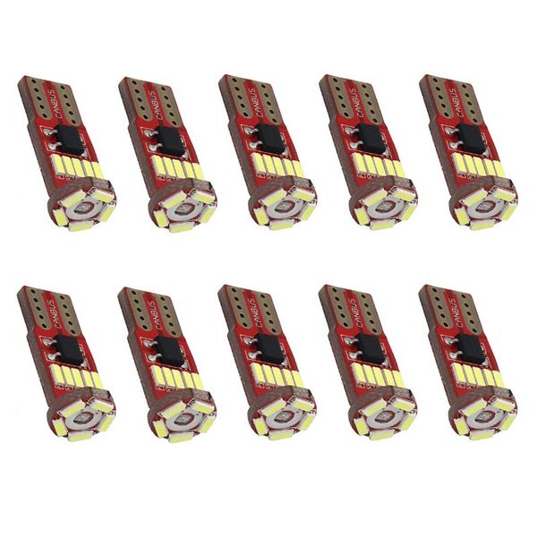 new 2/10pcs led w5w t10 car led signal lamp 501 194 bulbs 4014smd clearance lights reading lights interior lights 6000k 12v
new 2/10pcs led w5w t10 car led signal lamp 501 194 bulbs 4014smd clearance lights reading lights interior lights 6000k 12v