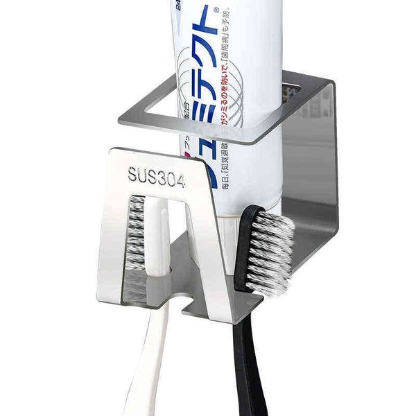 304 stainls steel toothbrush storage rack bathroom hole wall hanging toothpaste cup holder
304 stainls steel toothbrush storage rack bathroom hole wall hanging toothpaste cup holder