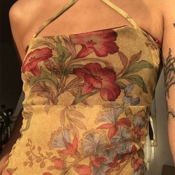 rapcopter floral y2k crop mesh see through corset frill cross halter sweats female summer party clubwear cute vests 220526, White
rapcopter floral y2k crop mesh see through corset frill cross halter sweats female summer party clubwear cute vests 220526, White