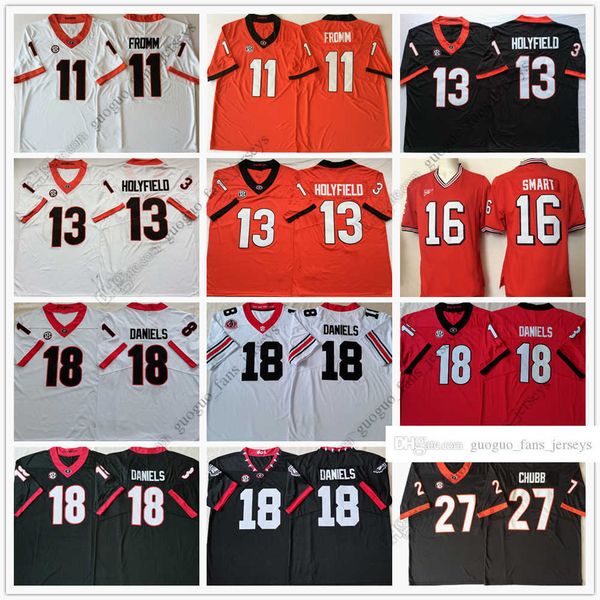 ncaa georgia bulldogs college football jersey 11 jake fromm 13 elijah holyfield 16 ckirby smart 18 jt daniels 27 nick chubb red blue jersey, Black
ncaa georgia bulldogs college football jersey 11 jake fromm 13 elijah holyfield 16 ckirby smart 18 jt daniels 27 nick chubb red blue jersey, Black