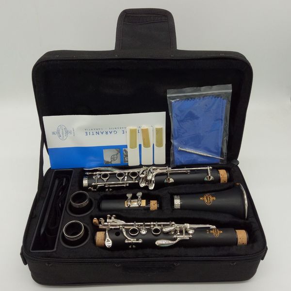 new mfc professional bb clarinet b16 bakelite clarinets nickel silver key musical instruments case mouthpiece reeds
new mfc professional bb clarinet b16 bakelite clarinets nickel silver key musical instruments case mouthpiece reeds