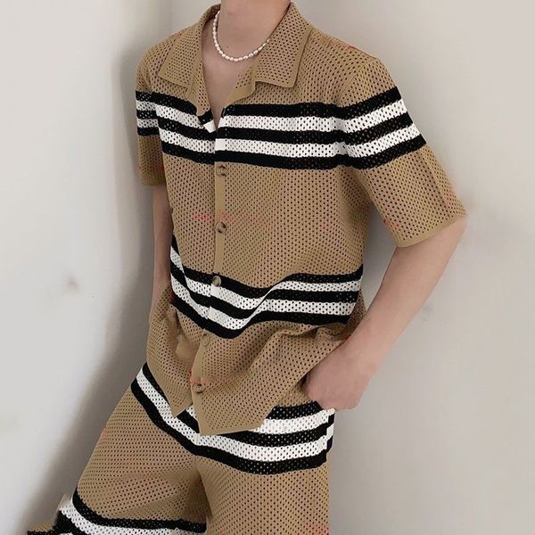 bb designer casual shirt shorts luxury brand burbe short-sleeved jacket pants two-piece classic striped men's and women's tb suit, White;black
bb designer casual shirt shorts luxury brand burbe short-sleeved jacket pants two-piece classic striped men's and women's tb suit, White;black