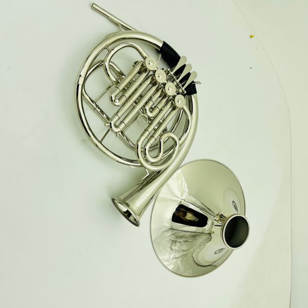professional french horn double row 4-key b/f nickel plated musical instrument with mouthpiece
professional french horn double row 4-key b/f nickel plated musical instrument with mouthpiece