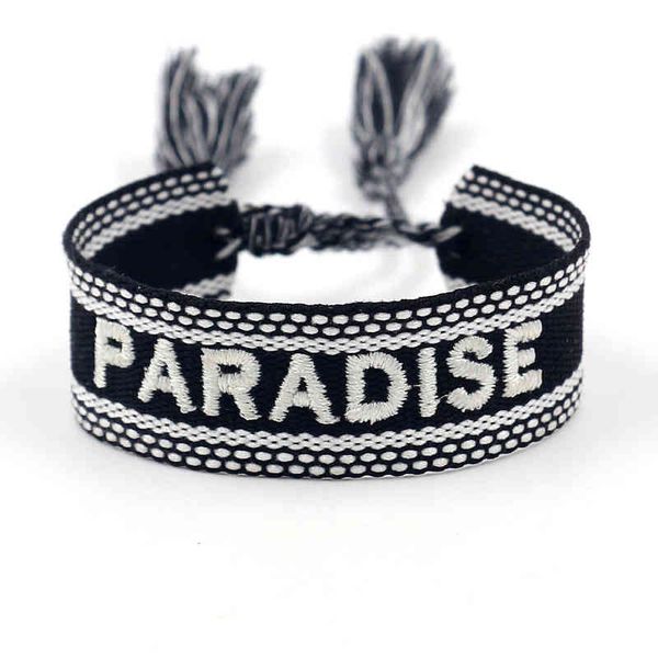 creative adjustable word woven d home embroidered letter tassel 2022 tide brand fashion design necklace bracelet ring stud earrings, Black
creative adjustable word woven d home embroidered letter tassel 2022 tide brand fashion design necklace bracelet ring stud earrings, Black