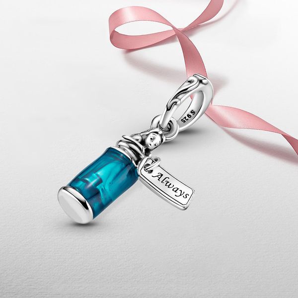 925 silver charm jewelry wonderland pendant original fit pandora bracelet women jewelry, Black
925 silver charm jewelry wonderland pendant original fit pandora bracelet women jewelry, Black