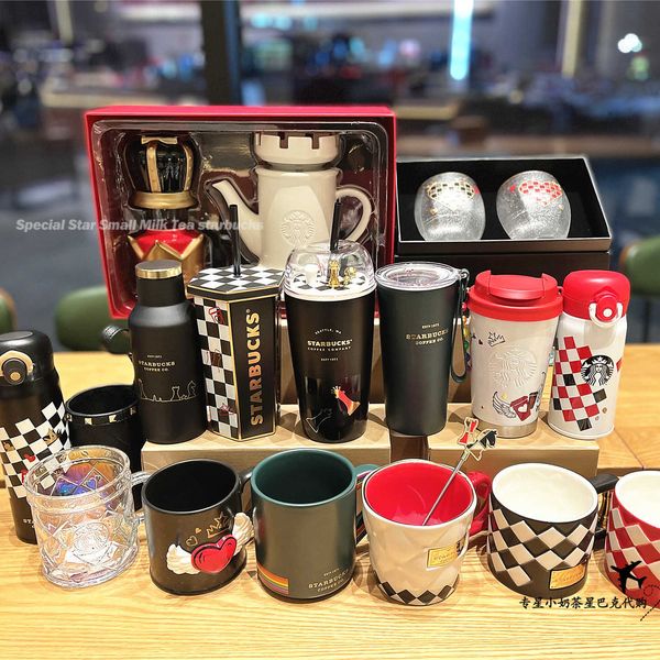 starbucks cup 2022 valentine's day love to meet opponents chessboard cup pot crown rainbow water cup lovers a pair of gifts
starbucks cup 2022 valentine's day love to meet opponents chessboard cup pot crown rainbow water cup lovers a pair of gifts