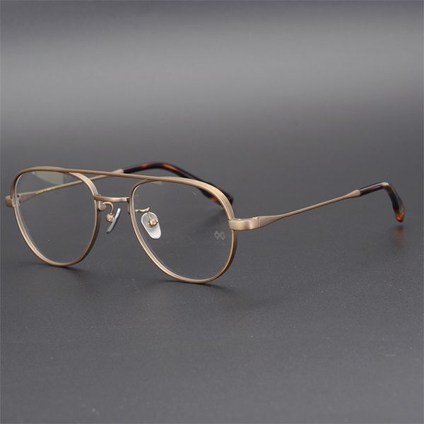 80% off stores online bronze made old matte frosted frame pilot pure titanium glasses for men and women, White;black
80% off stores online bronze made old matte frosted frame pilot pure titanium glasses for men and women, White;black
