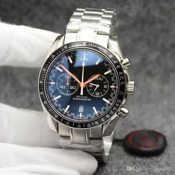 u1 grade aaa high grade 44mm quartz chronograph mens watches red hands stainless steel bracelet fixed bezel with aaa ring showing tachymeter, Slivery;brown
u1 grade aaa high grade 44mm quartz chronograph mens watches red hands stainless steel bracelet fixed bezel with aaa ring showing tachymeter, Slivery;brown