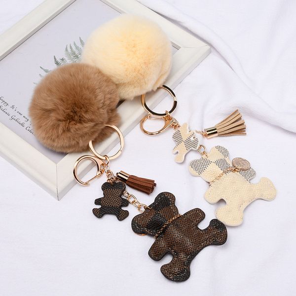designer cartoon bear keychain fur pom poms keychain festive pu retro bag pendant vintage charms tassel jewelry key holder accessories
designer cartoon bear keychain fur pom poms keychain festive pu retro bag pendant vintage charms tassel jewelry key holder accessories