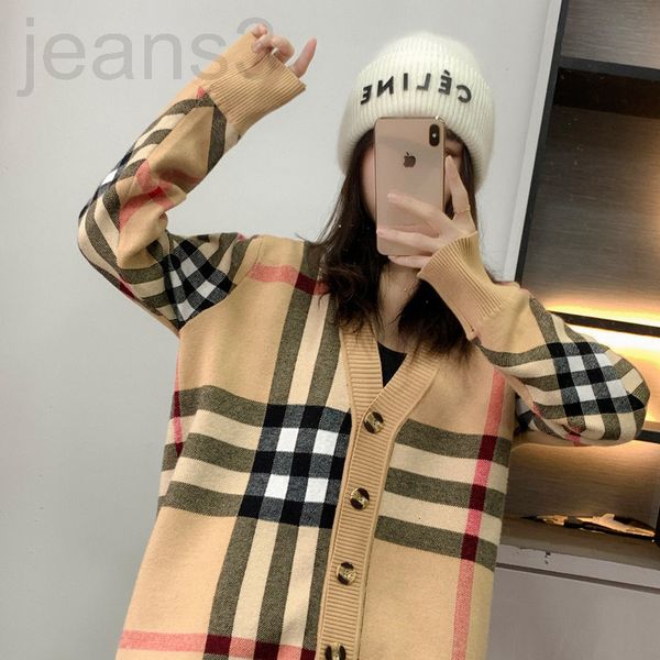 women's sweaters designer v-neck cardigan thickened sweater plaid women 2021 autumn winter new loose wool knitted cardigan jacket women, White;black
women's sweaters designer v-neck cardigan thickened sweater plaid women 2021 autumn winter new loose wool knitted cardigan jacket women, White;black
