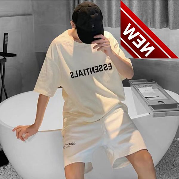 fog essentials all cotton solid color letter high street short sleeve t-shirt men's and women's fashion couple summer, White;black
fog essentials all cotton solid color letter high street short sleeve t-shirt men's and women's fashion couple summer, White;black