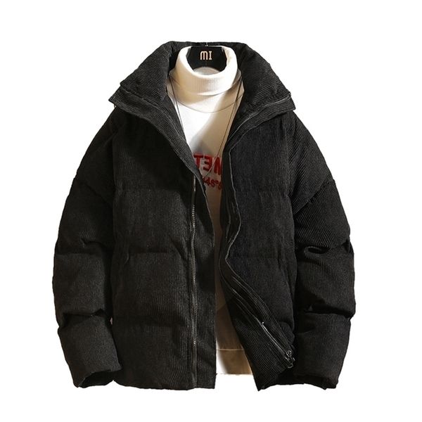 winter cotton-padded jackets for men corduroy casual coat bread suit for mens solid color loose cotton garment 201127, Black
winter cotton-padded jackets for men corduroy casual coat bread suit for mens solid color loose cotton garment 201127, Black