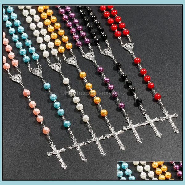 pendant necklaces pendants jewelry 7 colors cross 8mm bead chains for women men gift drop delivery 2021 eebna, Silver
pendant necklaces pendants jewelry 7 colors cross 8mm bead chains for women men gift drop delivery 2021 eebna, Silver