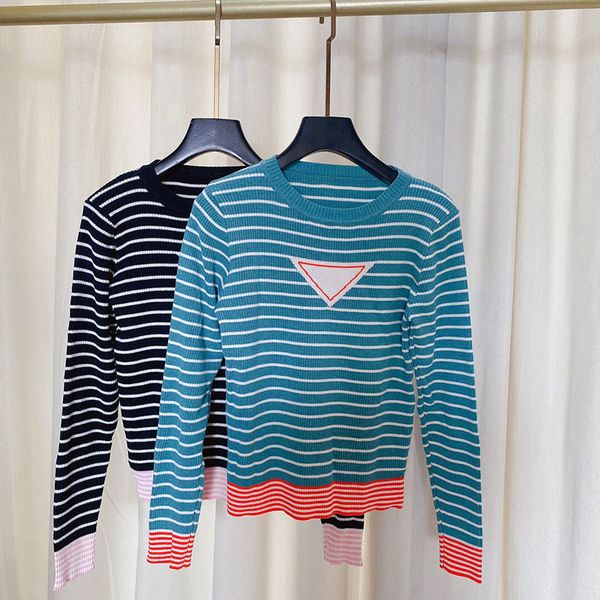 2022 new woman designer women round neck stripe sweaters knit letter knitted long-sleeved fashion casual knitwear shirts, White;black
2022 new woman designer women round neck stripe sweaters knit letter knitted long-sleeved fashion casual knitwear shirts, White;black