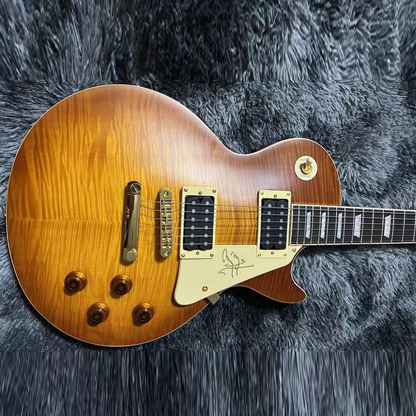 classic brand electric guitar exquisite tiger pattern surface quality assurance professional performance level
classic brand electric guitar exquisite tiger pattern surface quality assurance professional performance level
