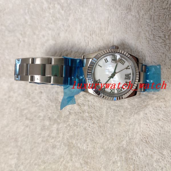 with box/papers watch woman automatic movement fashion style 31mm 278273 silver diamond roman vi dial women's stainless steel strap, Slivery;brown
with box/papers watch woman automatic movement fashion style 31mm 278273 silver diamond roman vi dial women's stainless steel strap, Slivery;brown