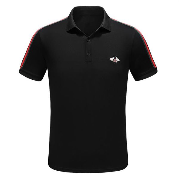 luxury mens designer men polo t shirts summer short sleeved turn down collar fashion business casual tees polos295d, White;black
luxury mens designer men polo t shirts summer short sleeved turn down collar fashion business casual tees polos295d, White;black