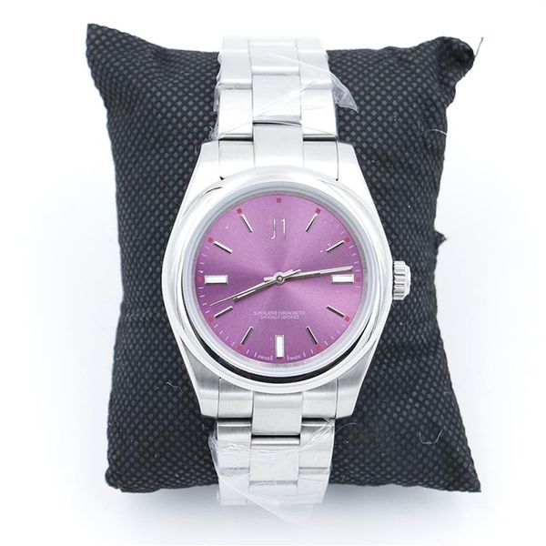 limited 39mm perpetual 116000 stainless steel watch red grape dial watches automatic mechanical wristwatches308w, Slivery;brown
limited 39mm perpetual 116000 stainless steel watch red grape dial watches automatic mechanical wristwatches308w, Slivery;brown