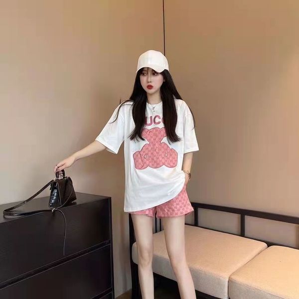 women's t-shirt designer 22 summer 200g printed bear combed cotton short sleeved for men and women loose the same bottoming trend 3yg1, White
women's t-shirt designer 22 summer 200g printed bear combed cotton short sleeved for men and women loose the same bottoming trend 3yg1, White