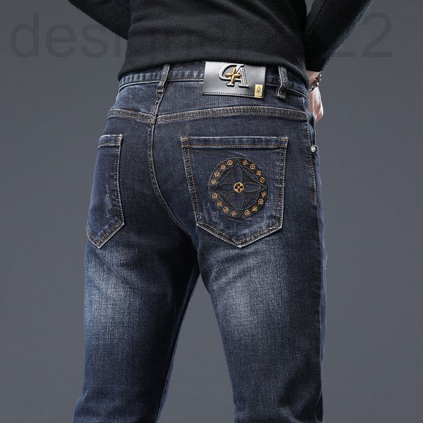 men's jeans designer autumn thick boutique men's jeans slim fit small feet elastic leisure trend hong kong pants azmg, Blue
men's jeans designer autumn thick boutique men's jeans slim fit small feet elastic leisure trend hong kong pants azmg, Blue