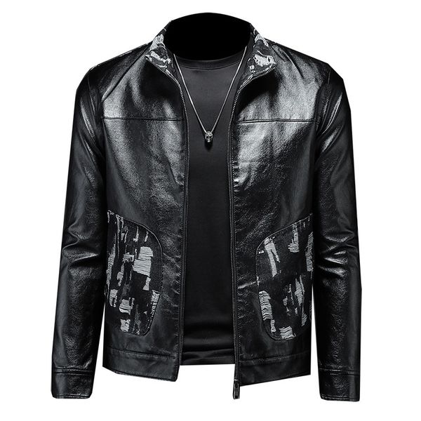 pu leather jacket men coats motorcycle slim windbreaker men fashion outerwear brand clothing spring leather coat s3xl 220816, Black;brown
pu leather jacket men coats motorcycle slim windbreaker men fashion outerwear brand clothing spring leather coat s3xl 220816, Black;brown