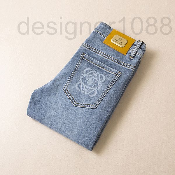 men's jeans designer 2022 high end spring and summer small leg jeans men's slim casual pants pure cotton fashion brand light blue
men's jeans designer 2022 high end spring and summer small leg jeans men's slim casual pants pure cotton fashion brand light blue
