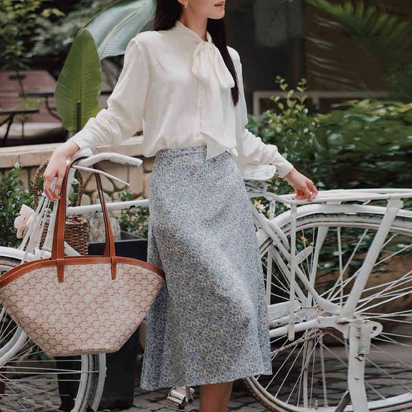 women's two piece pants fresh pastoral style suit years early autumn women's dress neckline bow tie shirt small floral skirt two-p, White
women's two piece pants fresh pastoral style suit years early autumn women's dress neckline bow tie shirt small floral skirt two-p, White
