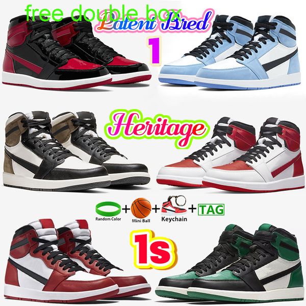 double box fashion patent bred high 1 1s basketball shoes university blue chicago dark mocha men women trainers banned bordeaux shadow 2.0 h
double box fashion patent bred high 1 1s basketball shoes university blue chicago dark mocha men women trainers banned bordeaux shadow 2.0 h