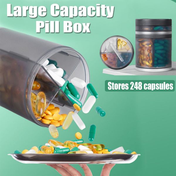 pill box weekly medicine storage boxes tablet dispenser organizer compartment adjustable vitamin storage pill cases container 220711
pill box weekly medicine storage boxes tablet dispenser organizer compartment adjustable vitamin storage pill cases container 220711