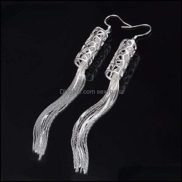 dangle chandelier earrings jewelry fashion 925 sterling sier tassel long woman wedding giftda dht5o, Silver
dangle chandelier earrings jewelry fashion 925 sterling sier tassel long woman wedding giftda dht5o, Silver