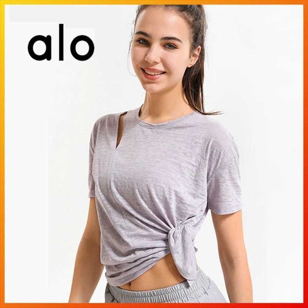 alo yoga summer women's short sleeve side split five-color sports t-shirt fitness running breathable top
alo yoga summer women's short sleeve side split five-color sports t-shirt fitness running breathable top
