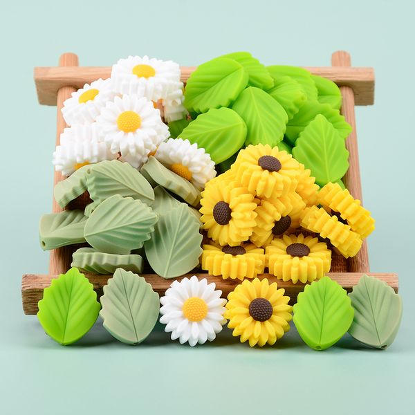 new leaf/daisy silicone beads food grade baby resins molar decorative pendant diy bracelet loose beads accessories, Black
new leaf/daisy silicone beads food grade baby resins molar decorative pendant diy bracelet loose beads accessories, Black