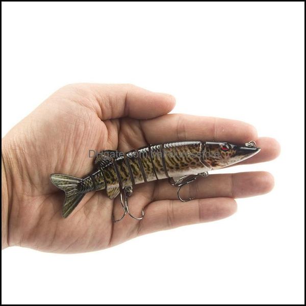 baits lures fishing sports outdoors 2 pcssealurer 9-segment lifelike hard crankbait lure 12.5cm/20g 3d eyes two hook pesca c19041201 drop
baits lures fishing sports outdoors 2 pcssealurer 9-segment lifelike hard crankbait lure 12.5cm/20g 3d eyes two hook pesca c19041201 drop