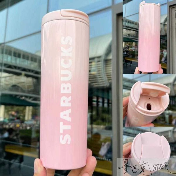 starbucks cup pink tender girl's heart gradient 473ml cherry blossom powder stainless steel thermos cup, simple and fashionable
starbucks cup pink tender girl's heart gradient 473ml cherry blossom powder stainless steel thermos cup, simple and fashionable