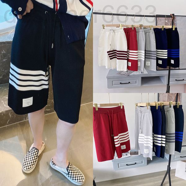 women's jeans designer tb five point shorts spring and summer loose red blue four bar striped yarn dyed casual men's women's
women's jeans designer tb five point shorts spring and summer loose red blue four bar striped yarn dyed casual men's women's