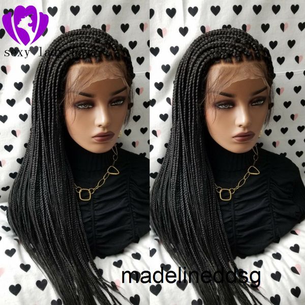 selling box braids wig with baby hair black brazilian full lace front wig heat resistant synthetic braided wig for black women h3cc
selling box braids wig with baby hair black brazilian full lace front wig heat resistant synthetic braided wig for black women h3cc