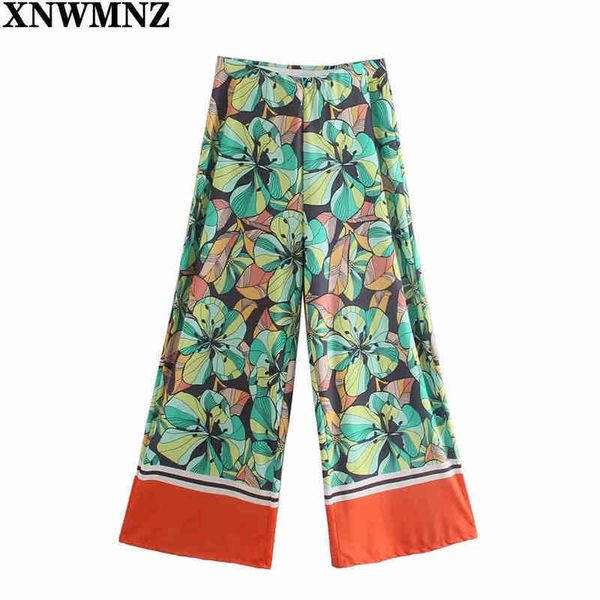 xnwmnz chic printed flowing trousers womens fashion high waist elastic waistband retro wideleg pants for women 210513, Black;white
xnwmnz chic printed flowing trousers womens fashion high waist elastic waistband retro wideleg pants for women 210513, Black;white
