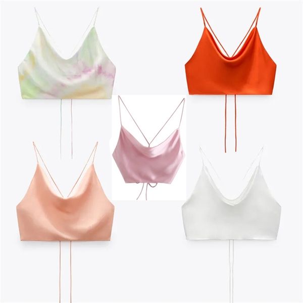 traf summer white satin woman pink crop backless tank camisole beachwear tie-dye strap s 220423
traf summer white satin woman pink crop backless tank camisole beachwear tie-dye strap s 220423