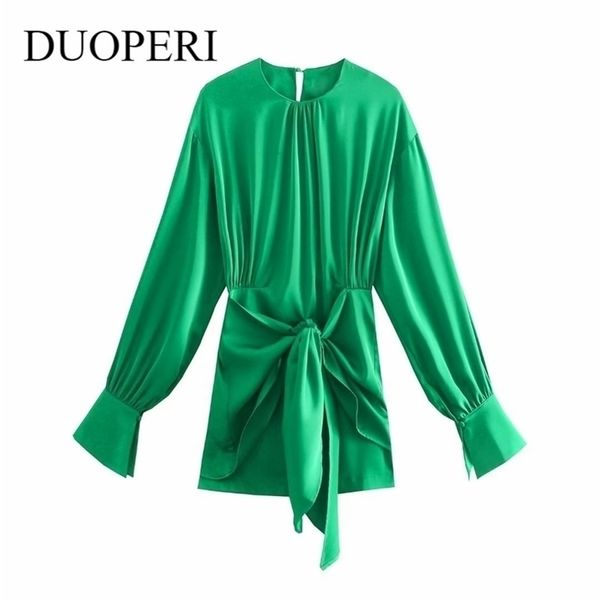 duoperi women fashion satin shirt dress with knot long cuff sleeves casual o-neck chic lady high street mini dresses female robe 220317, Black;gray
duoperi women fashion satin shirt dress with knot long cuff sleeves casual o-neck chic lady high street mini dresses female robe 220317, Black;gray