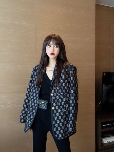 kemanshu polyester money fried street leisure temperament long sleeve suit coat womens jacquard navy highgrade sense 220624, Black;gray
kemanshu polyester money fried street leisure temperament long sleeve suit coat womens jacquard navy highgrade sense 220624, Black;gray