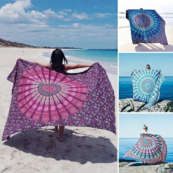 150x200cm bohemian style polyester fiber beach towel shawl mandala rectangle bed sheet tapestry
150x200cm bohemian style polyester fiber beach towel shawl mandala rectangle bed sheet tapestry