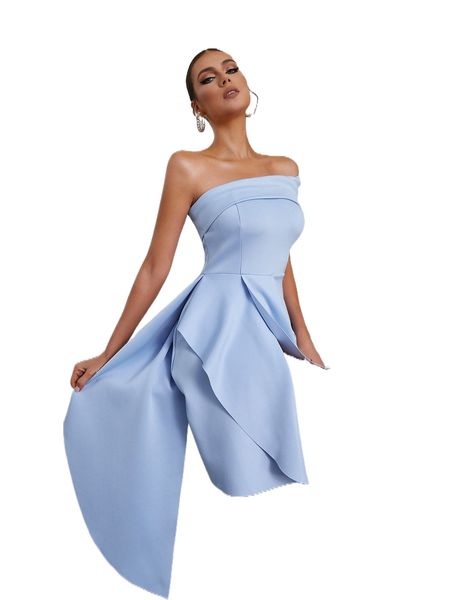one shoulder draped ruched wrap asymmetrical hem dress i1yp#, Black;gray