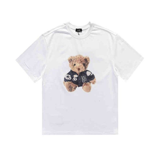 men's t-shirts spring and summer we11 3n reflective teddy bear round neck pullover short sleeve men's women's same batch, White;black
men's t-shirts spring and summer we11 3n reflective teddy bear round neck pullover short sleeve men's women's same batch, White;black