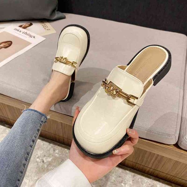 slippers 3368-8 baotou semi slippers women's summer style external wear fashion lazy one foot single shoe flat muller shoes 1obi, Black
slippers 3368-8 baotou semi slippers women's summer style external wear fashion lazy one foot single shoe flat muller shoes 1obi, Black